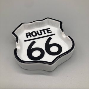 Vintage ROUTE 66 Main Street of America 4 In. ASHTRAY 2,448 miles CHICAGO to LA